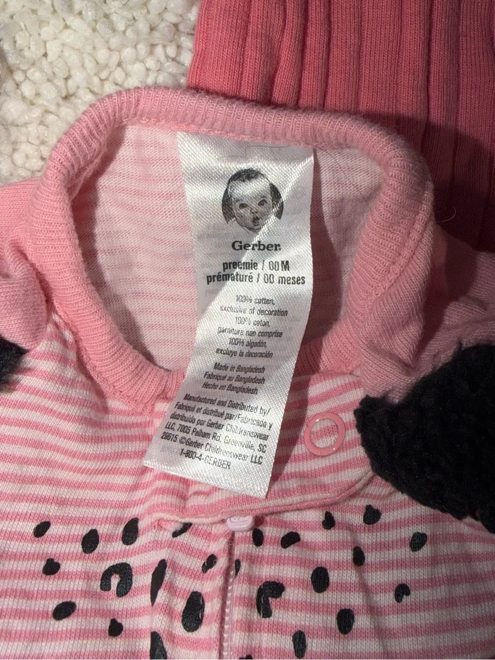 Carters soft pinks